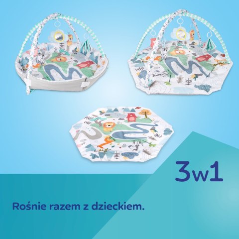 CANPOL 81/100 Edukacyjna mata do zabawy kojec dla dzieci 0m+ SAFARI CANPOL 81/100 Edukacyjna mata do zabawy kojec dla dzieci 0m+ SAFARI