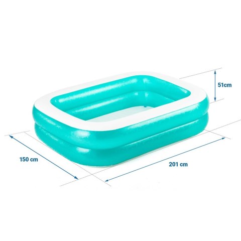 Bestway Basen dmuchany rodzinny 201 x 150 x 51 cm Bestway 54005 Bestway Basen dmuchany rodzinny 201 x 150 x 51 cm Bestway 54005