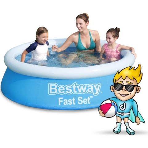 Bestway Basen ogrodowy rozporowy 183 x 51 cm Bestway 57392 Bestway Basen ogrodowy rozporowy 183 x 51 cm Bestway 57392