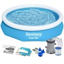 Bestway Basen ogrodowy rozporowy 244 x 61 cm 9w1 Bestway 57450