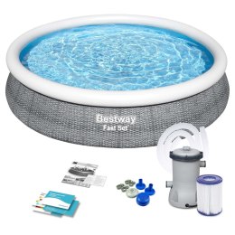Bestway Basen ogrodowy rozporowy 366 x 76 cm 9w1 Bestway 57445