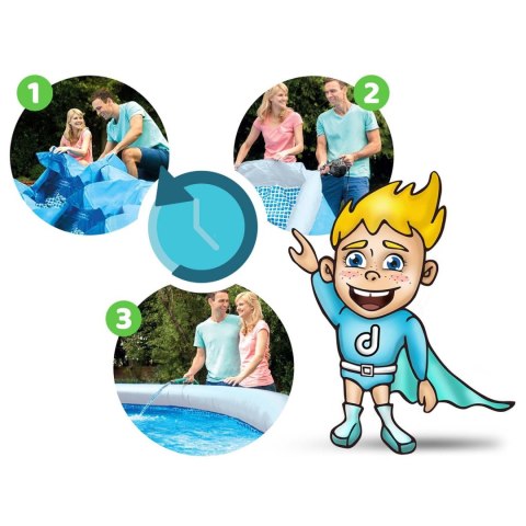 Bestway Basen ogrodowy rozporowy 366 x 76 cm 9w1 Bestway 57445 Bestway Basen ogrodowy rozporowy 366 x 76 cm 9w1 Bestway 57445