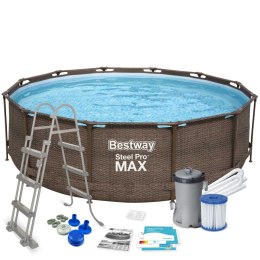 Bestway Basen ogrodowy stelażowy 366 x 100 cm 10w1 Bestway 56709