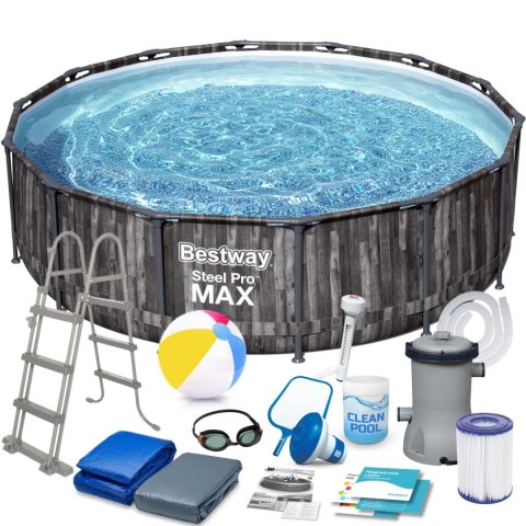 Bestway Basen ogrodowy stelażowy 427 x 107 cm 17w1 Bestway 5614Z