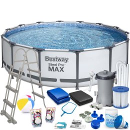 Bestway Basen ogrodowy stelażowy 427 x 107 cm 19w1 Bestway 56950