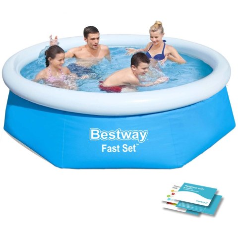 Bestway Basen rozporowy 244 x 61 cm Bestway 57448 Bestway Basen rozporowy 244 x 61 cm Bestway 57448