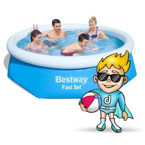 Bestway Basen rozporowy 244 x 61 cm Bestway 57448 Bestway Basen rozporowy 244 x 61 cm Bestway 57448