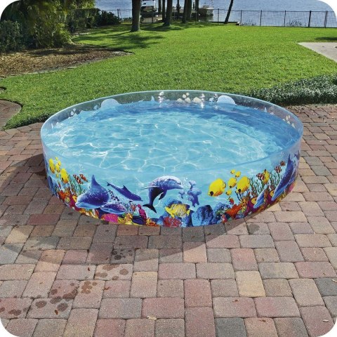 Bestway Basen rozporowy dla dzieci rybki 244x46cm Bestway 55031 Bestway Basen rozporowy dla dzieci rybki 244x46cm Bestway 55031