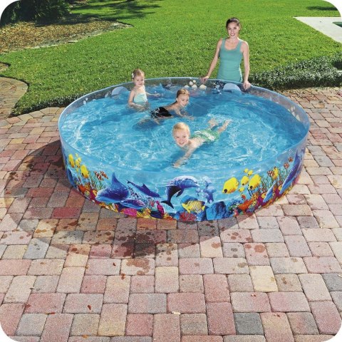 Bestway Basen rozporowy dla dzieci rybki 244x46cm Bestway 55031 Bestway Basen rozporowy dla dzieci rybki 244x46cm Bestway 55031