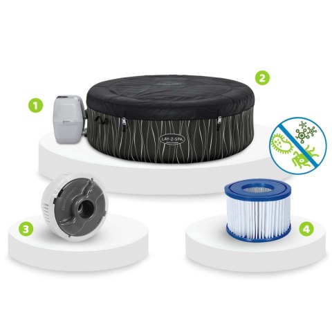 Bestway Dmuchane SPA Lay-Z Hollywood 6 osobowe Bestway 60059 Bestway Dmuchane SPA Lay-Z Hollywood 6 osobowe Bestway 60059