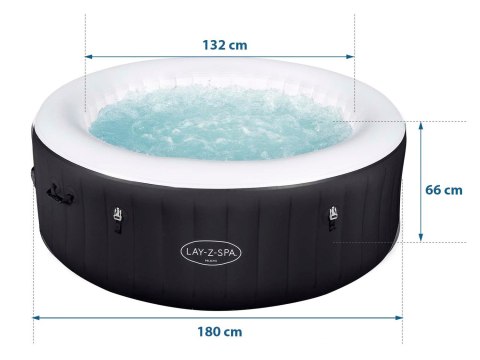 Bestway Dmuchane SPA Lay-Z Miami 4 osobowe Bestway 60001 Bestway Dmuchane SPA Lay-Z Miami 4 osobowe Bestway 60001