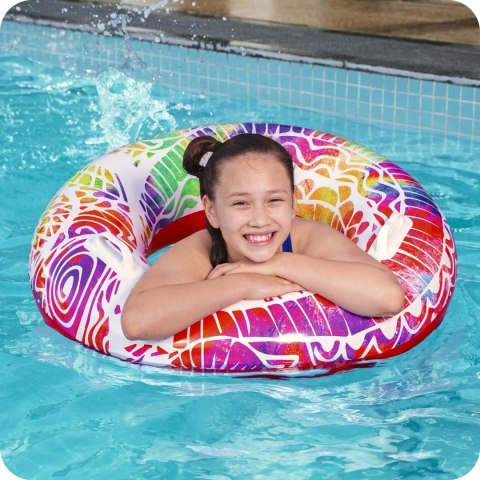 Bestway Kółko dla dzieci o średnicy 91 cm 3 kolory Bestway 36084 czerwony Bestway Kółko dla dzieci o średnicy 91 cm 3 kolory Bestway 36084 czerwony