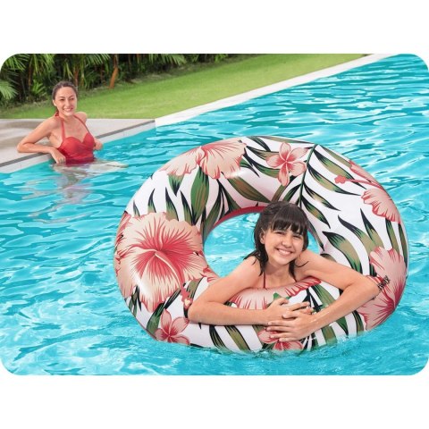 Bestway Koło do pływania 119cm Bestway 36237 różowy Bestway Koło do pływania 119cm Bestway 36237 różowy
