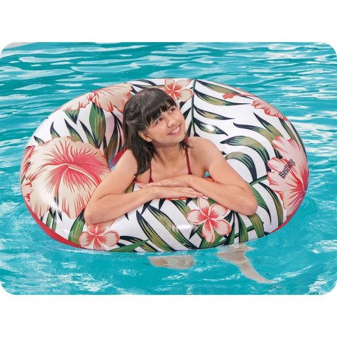 Bestway Koło do pływania 119cm Bestway 36237 różowy Bestway Koło do pływania 119cm Bestway 36237 różowy