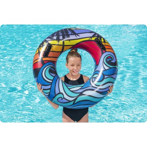 Bestway Koło do pływania niebieskie 91 cm Bestway 36350 Bestway Koło do pływania niebieskie 91 cm Bestway 36350