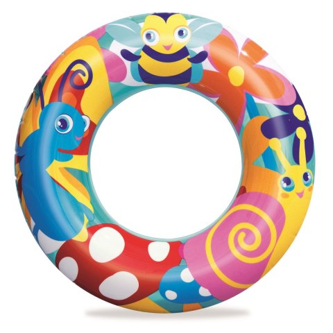 Bestway Koło plażowe do pływania dla dzieci 56 cm Bestway 36013 owady Bestway Koło plażowe do pływania dla dzieci 56 cm Bestway 36013 owady