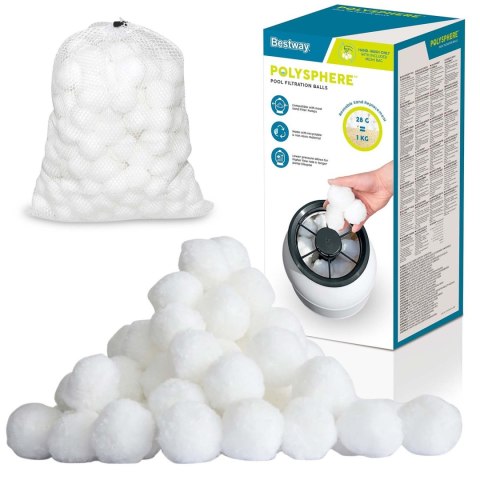 Bestway Kulki filtracyjne do pompy piaskowej Bestway 58475 Bestway Kulki filtracyjne do pompy piaskowej Bestway 58475