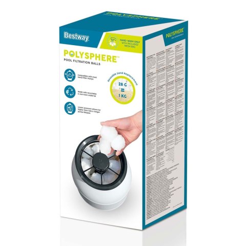 Bestway Kulki filtracyjne do pompy piaskowej Bestway 58475 Bestway Kulki filtracyjne do pompy piaskowej Bestway 58475