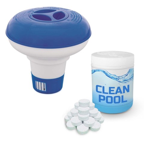 Bestway Pływający dozownik do chemii + 0,5 kg tabletek multifunkcyjnych Bestway Pływający dozownik do chemii + 0,5 kg tabletek multifunkcyjnych