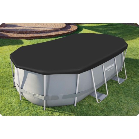 Bestway Pokrywa do basenu stelażowego owalnego 427 x 250 x 100 cm Bestway 58425 Bestway Pokrywa do basenu stelażowego owalnego 427 x 250 x 100 cm Bestway 58425