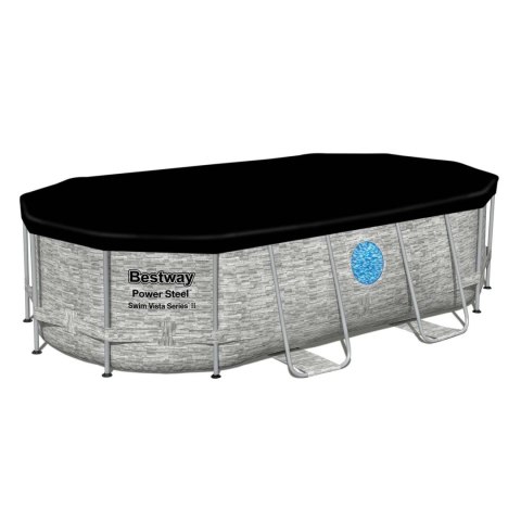 Bestway Pokrywa do basenu stelażowego owalnego 427 x 250 x 100 cm Bestway 58425 Bestway Pokrywa do basenu stelażowego owalnego 427 x 250 x 100 cm Bestway 58425