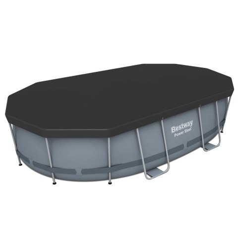 Bestway Pokrywa do basenu stelażowego owalnego 427 x 250 x 100 cm Bestway 58425 Bestway Pokrywa do basenu stelażowego owalnego 427 x 250 x 100 cm Bestway 58425
