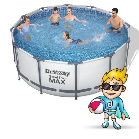 Bestway Basen ogrodowy stelażowy 366 x 122 cm 18w1 Bestway 56420 + maszynka do baniek GRATIS Bestway Basen ogrodowy stelażowy 366 x 122 cm 18w1 Bestway 56420 + maszynka do baniek GRATIS