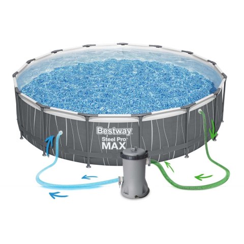 Bestway Basen ogrodowy stelażowy 457 x 107 cm 13w1 Bestway 561GD Bestway Basen ogrodowy stelażowy 457 x 107 cm 13w1 Bestway 561GD