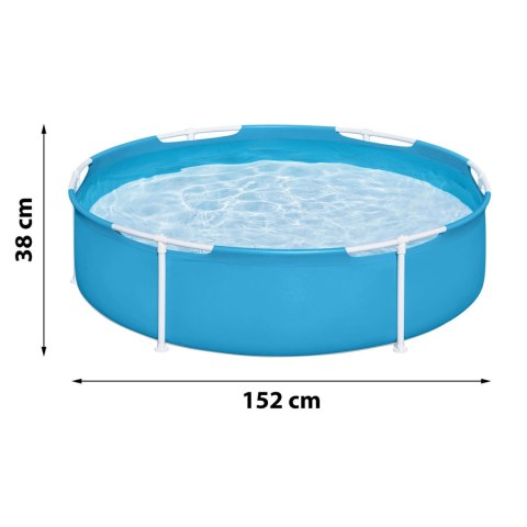 Bestway Basen stelażowy okrągły dla dziecka 152 x 38 cm Bestway 56283 Bestway Basen stelażowy okrągły dla dziecka 152 x 38 cm Bestway 56283