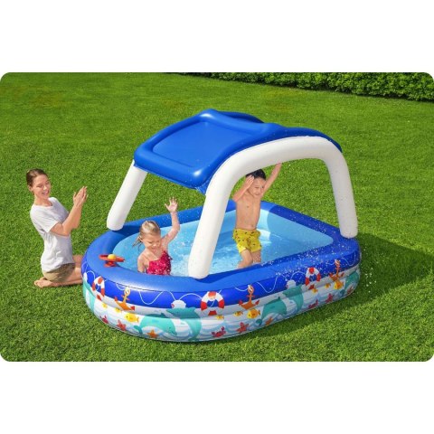 Bestway Basenik dla dzieci z daszkiem 213 x 155 x 132 cm Bestway 54370 Bestway Basenik dla dzieci z daszkiem 213 x 155 x 132 cm Bestway 54370