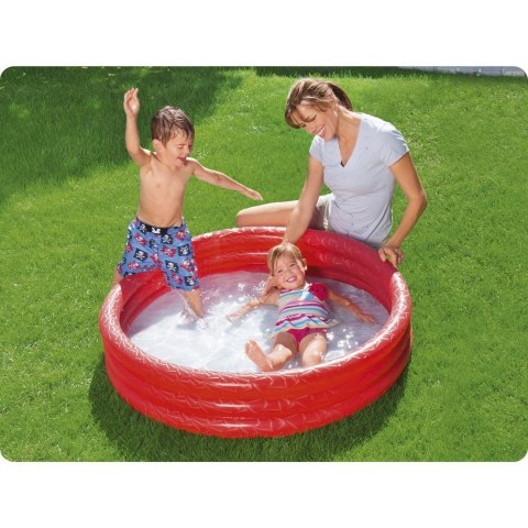 Bestway Basenik dmuchany 122 x 25 cm Bestway 51025 - czerwony Bestway Basenik dmuchany 122 x 25 cm Bestway 51025 - czerwony