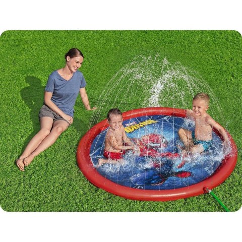 Bestway Brodzik dmuchany z fontanną Spider-Man 165 cm Bestway 98792 Bestway Brodzik dmuchany z fontanną Spider-Man 165 cm Bestway 98792