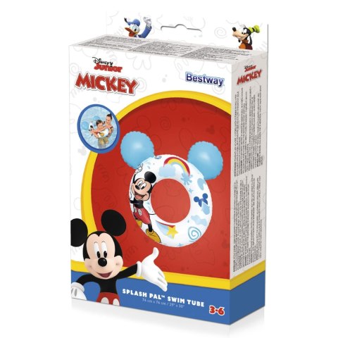 Bestway Koło do pływania Mickey 76 cm Bestway 9102K Bestway Koło do pływania Mickey 76 cm Bestway 9102K