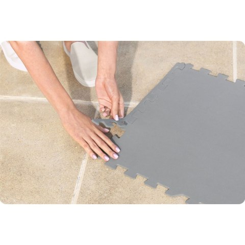 Bestway Mata piankowa pod SPA puzzle 50 x 50 cm 16 szt Bestway 60334 Bestway Mata piankowa pod SPA puzzle 50 x 50 cm 16 szt Bestway 60334