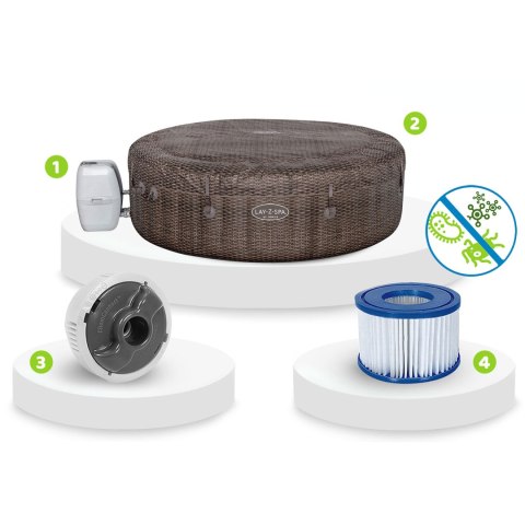 Bestway Dmuchane SPA Lay-Z Bali Brown 7 osobowe Bestway 6001P Bestway Dmuchane SPA Lay-Z Bali Brown 7 osobowe Bestway 6001P