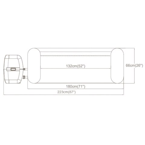 Bestway Dmuchane SPA Lay-Z Miami Blue 4 osobowe Bestway 6001C Bestway Dmuchane SPA Lay-Z Miami Blue 4 osobowe Bestway 6001C