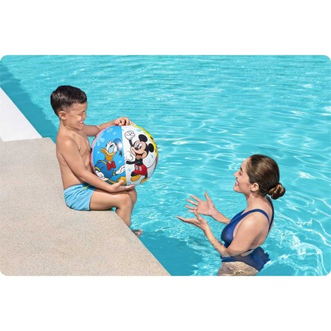 Bestway Piłka plażowa dla dzieci 51 cm Mickey i Przyjaciele Bestway 91098 Bestway Piłka plażowa dla dzieci 51 cm Mickey i Przyjaciele Bestway 91098