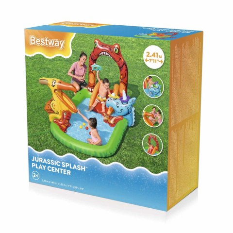 Bestway Plac zabaw dmuchany Jurassic 241 x 140 x 137 cm Bestway 53160 Bestway Plac zabaw dmuchany Jurassic 241 x 140 x 137 cm Bestway 53160