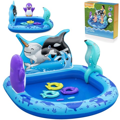 Bestway Plac zabaw dmuchany Polar Pals 134 x 131 x 73 cm Bestway 53156 Bestway Plac zabaw dmuchany Polar Pals 134 x 131 x 73 cm Bestway 53156