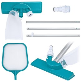 Bestway Zestaw do czyszczenia basenu kij 167cm + odkurzacz + siatka Bestway 58013