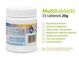Dmuchane Tabletki Multifunkcyjne 25 x 20g - 0,5kg