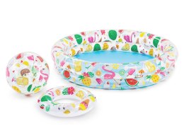Intex Basen dmuchany kółko i piłeczka zestaw 122 x 25 cm INTEX 59460