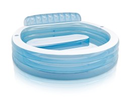 Intex Basen dmuchany z ławeczką 229 x 218 x 79 cm INTEX 57190