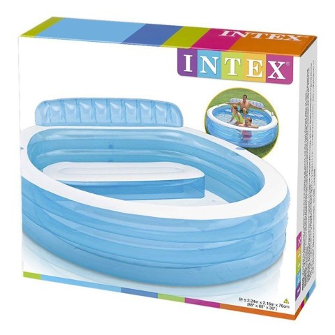 Intex Basen dmuchany z ławeczką 229 x 218 x 79 cm INTEX 57190 Intex Basen dmuchany z ławeczką 229 x 218 x 79 cm INTEX 57190
