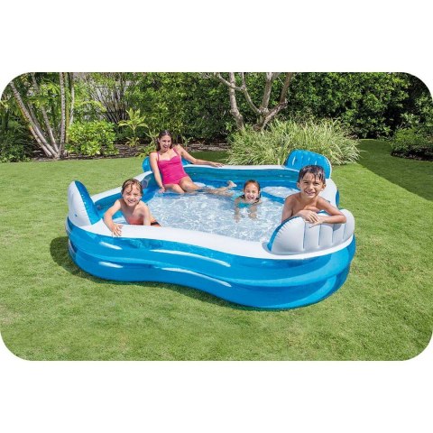 Intex Basen dmuchany z siedzeniami 229 x 229 x 66 cm INTEX 56475 Intex Basen dmuchany z siedzeniami 229 x 229 x 66 cm INTEX 56475