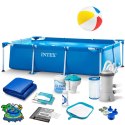 Intex Basen ogrodowy stelażowy 220 x 150 x 60 cm 15w1 INTEX 28270