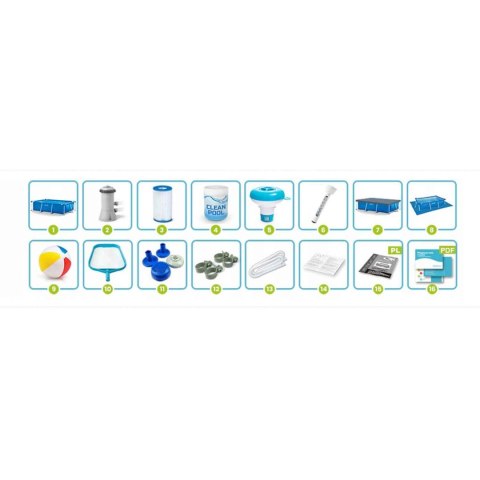 Intex Basen ogrodowy stelażowy 300 x 200 x 75 cm 15w1 INTEX 28272 Intex Basen ogrodowy stelażowy 300 x 200 x 75 cm 15w1 INTEX 28272