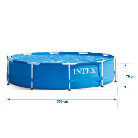 Intex Basen ogrodowy stelażowy 305 x 76 cm 10w1 INTEX 28202 Intex Basen ogrodowy stelażowy 305 x 76 cm 10w1 INTEX 28202