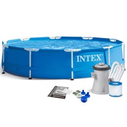 Intex Basen ogrodowy stelażowy 305 x 76 cm 9w1 INTEX 28202
