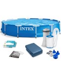Intex Basen ogrodowy stelażowy 366 x 76 cm 10w1 INTEX 28212